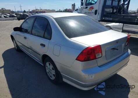 2004 Honda Civic Vp from USA, damaged, VIN 2HGES16444H593963